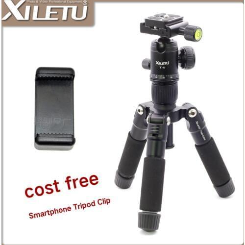 XILETU FM5-MINI Aluminum Tripod Stable Desktop Tripod&Ball Head For Digital camera Mirrorless camera Smart phone