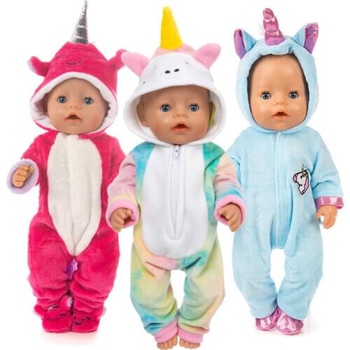 New Jump Suit Fit For 43cm Baby Doll 17 Inch Reborn Baby Doll Clothes