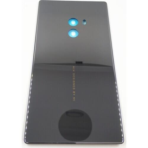 Original New Ceramic Battery Door Back Cover Housing Case For Xiaomi Mi Mix Mix2 Mix 2 Without Camera Lens+Adhesive