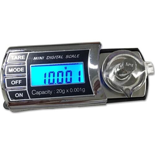Portable Mini 20g / 0.001g Digital Scale Electronic Capacity Balance Jewelry High Precision Electronic Pocket Carat Scale
