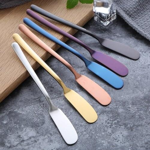 Stainless Steel Jam Butter Spatula Thickening Grease Knife Cream Spatula Cutter Kitchen Supplies Western Tableware