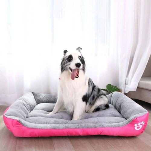 Pet Supplies Autumn Winter Large Medium Small Dog Warm Pet Mattress Cute Color Oxford Cloth Kennel Cat Bed Puppy Mat Accessories