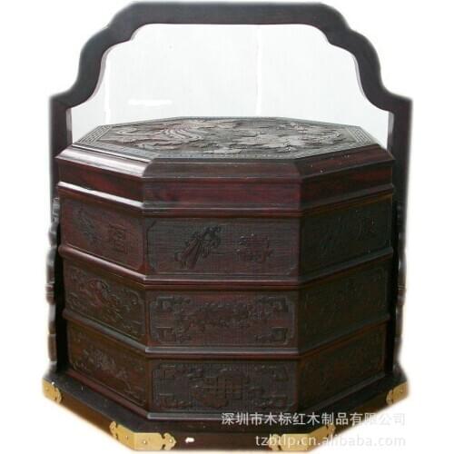 Arts & Craft mahogany packaging