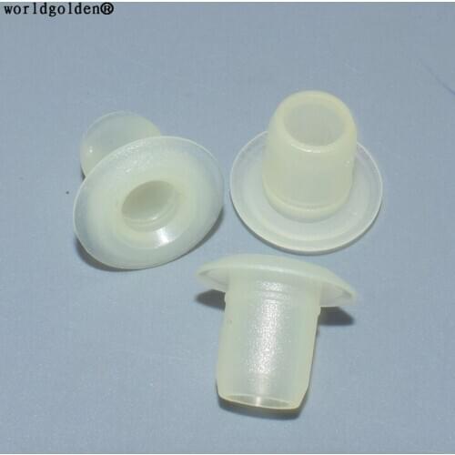 Worldgolden 100pcs auto clips Nylon Light Yellow Marker Grommet for BMW#51141902279