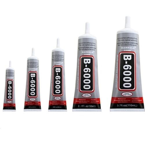 B6000 15ml Liquid Super Glue Multipurpose Resin Adhesive DIY Rhinestone Jewelry Crafts Fix Phone Case Screen Glass Nail Gel Tool