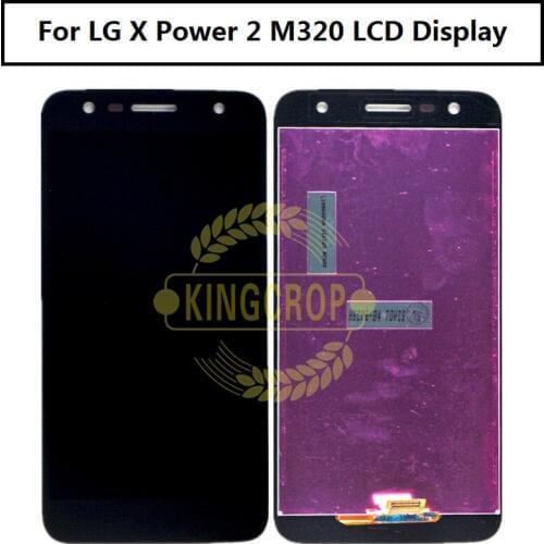 No Dead Pixel 5.5" For Lg X power 2 M320 Lcd Screen Display WIth Touch + frame Glass Digitizer Assembly Replacement
