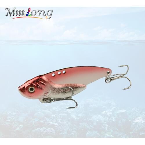 Mmlong 6cm Ice Winter Fishing Lure Wobblers MM04B Hard VIB Metal Bait Swimbaits 26.3g Lead Head Sea Fishing Lures Tackle Pesca