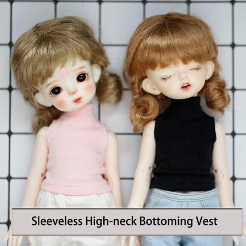 1/6 SD Yosd 30CM BJD Doll Clothes Accessories Sleeveless High-neck Bottoming Vest Fashion Girls Boys Toys