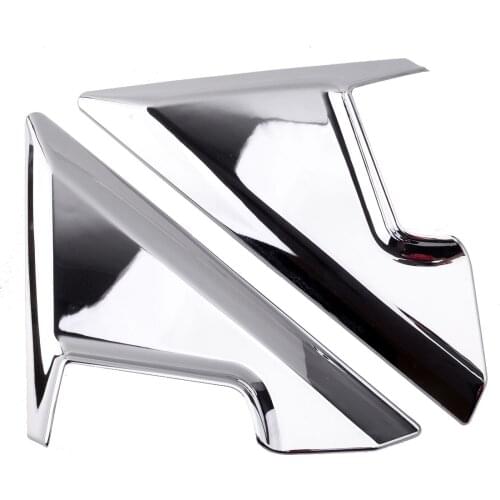 1Pair ABS Triangle Front Mirror Window Cover Trim Fit For Nissan X-Trail Rogue 2014 2015 2016 2017 2018 2019