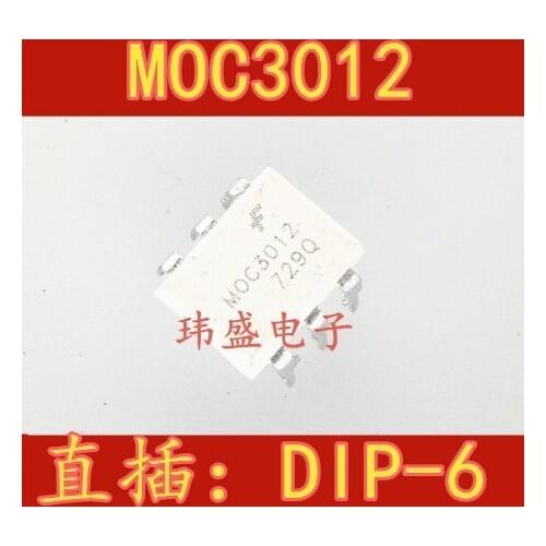10pcs MOC3012 MOC3012 DIP-6