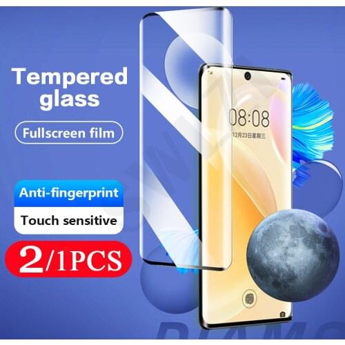2/1Pcs 9D full cover Tempered Glass for Huawei nova 8 pro 8i 7 SE 7i Phone Screen Protector glass smartphone HD protective Film