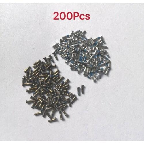 200pcs Bottom Screw for iPhone 5S 6S 6 Plus 7 8 Plus X Dock Connector Torx 5 Point Star Pentacle Screws Accessories Pentalobe