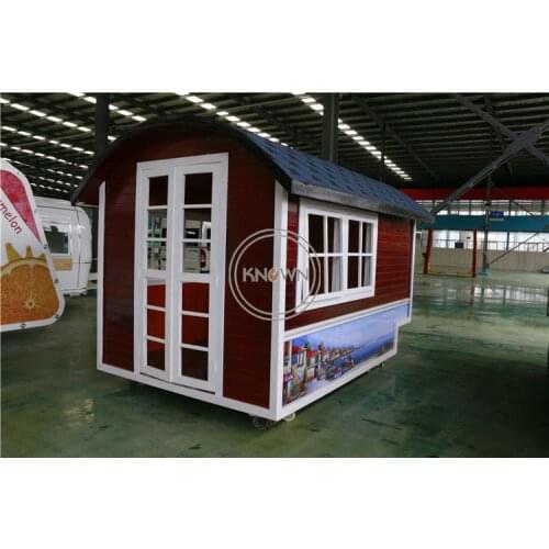 2020 New style mobile cottage selling newspaper cigarette kiosk street snack cart mall rest area independent small house