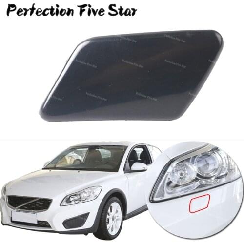 39876478 30655933 Front Bumper Headlight Washer Nozzle Cover Cap Random Color Left For Volvo C30 2008 2009 2010