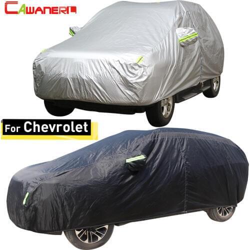 Cawanerl For Chevrolet Spark Aveo Cruze Malibu Epica Captiva Impala Tahoe Car Cover Sun Rain Snow Resistant Cover Waterproof