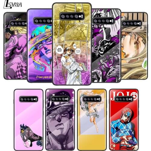 Jojo Bizarre Adventure For Samsung Galaxy S21 Ultra Plus 5G M51 M31 M21 Tempered Glass Cover Shell Luxury Phone Case