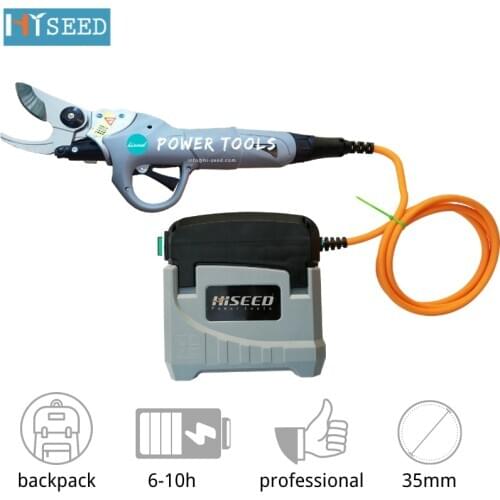 Electric Scissors Fruit Tree Pruning Branch Lithium Battery Pruning Gardening Garden Powerful Thick 35mm Branch Shears