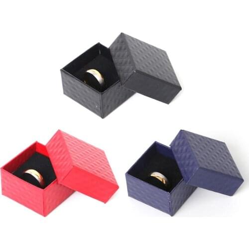 K3ND Paper Cardboard Jewelry Ring Necklace Earring Display Case Storage Box