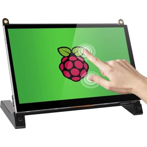 Raspberry Pi Touchscreen Monitor 7'' Touch Screen with HD Display IPS 1024x600 for Raspberry Pi 4 3 2 Zero B