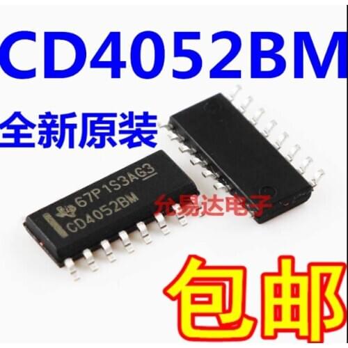 Xinyuan 10pcs/lot CD4052 CD4052BM CD4052BM96 HCF4052 SOP16 NEW in stock