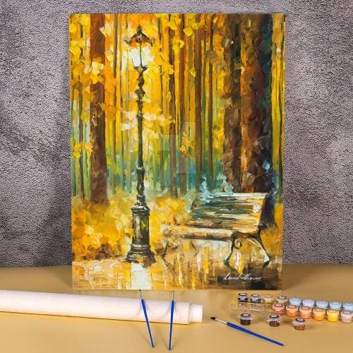 Light And Passion Coloring By Numbers Painting Set Acrylic Paints 40*50 Canvas Painting Loft Wall Picture For Wholesale