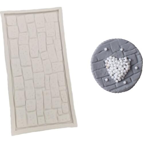 Wall Silicone Mold Fondant Cakes Decorating Tools Silicone Mold Sugarcrafts Chocolate Baking Tools For Cakes Gumpaste Form