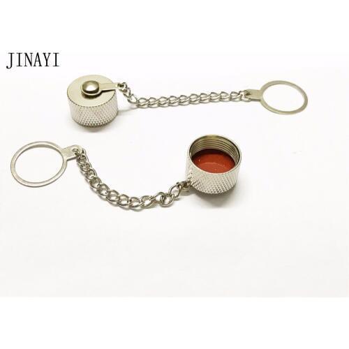 100pcs UHF SO239 N Female RF Connector Adapter Dust Cap Protection Cover Copper 10mm