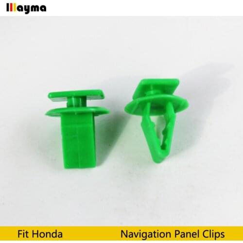 Plastics clips Auto Trim Board Fasteners Car Plate Guard Windshield Plastic Fixed Clips For Honda Acura CRV Spirior Civic Accord