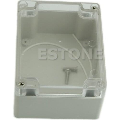 Plastic Waterproof Clear Cover Electronic Project Box Enclosure Case 115x90x55MM 896B