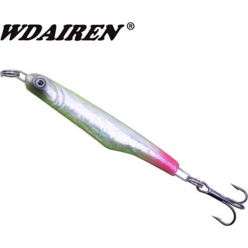 1Pcs vibration Metal Fishing Lures 65mm 15.5g Spoon Rotary Jigs Sinking Wobblers Bass Lure Artificial Lead baits Fishing tackle