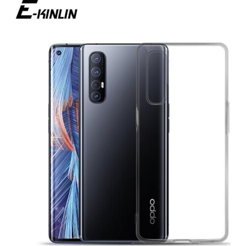 Transparent Ultra Slim Clear Silicone Case For Oppo Find X3 X2 Neo Lite Pro 5G Back Soft TPU Protection Cover