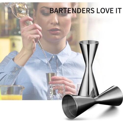 30/45ml 30/60ml Stainless Steel Cocktail Wine Shaker Measure Cup Double Shot Drink Kitchen Gadgets Tool