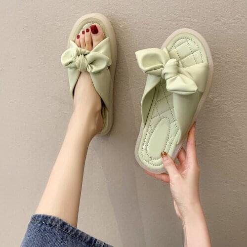 Women Slippers Brand Fashion Luxury Slides Designer Shoes Woman Yellow Green White Beach Sandals Flat Soft Slippers Mujer