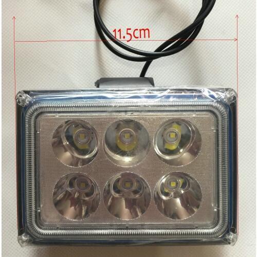 LED scooter frontlight 12-85v car light 6 beads high lightness motorcycle electric bike tricycle dirt bike lamp diy repair parts