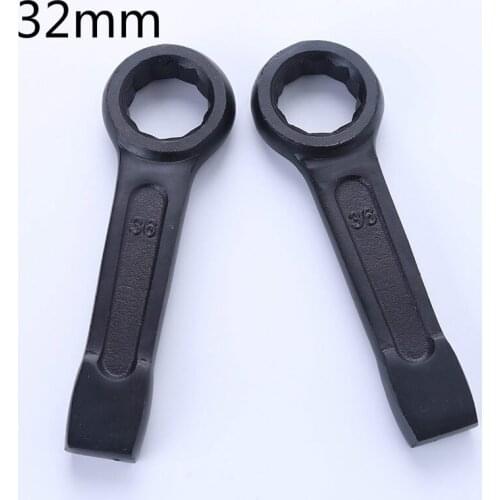 32mm Heavy Single-headed Universal Box End Wrench High Quality Percussion Ring Spanner Nut Hand Tool for Mechanic Industry