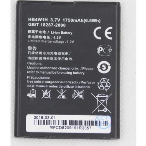 20pcs/lot 1750mah HB4W1H internal Li-ion Battery for HUAWEI Y210 G510 G520 G525 C8813 Mobile phone replacement battery
