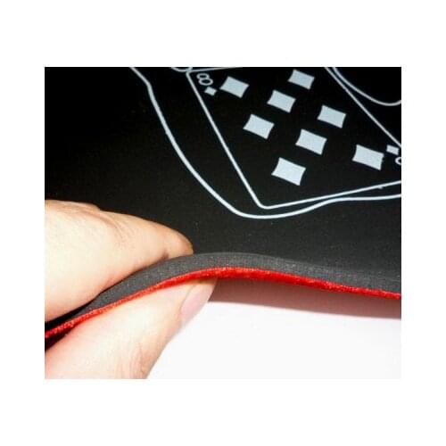 High Quality Professional Card Mat Red prediction Card pad Two-sided 42.5*33cm Pad For Poker & Coin Magic Tricks Magic Props