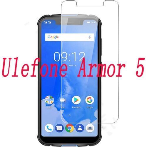 2PCS Tempered Glass 9H Explosion-proof Protective Film Screen Protector mobile phone for Ulefone Armor 5 Armor5 5.85"