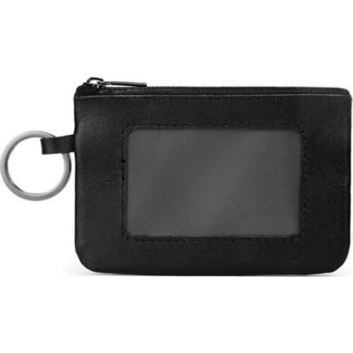 1PC Mini multi-function Coin Purse Pu Material Leather Zipper Bag With Key Ring multi-color Optional 2020 New Hot Sale