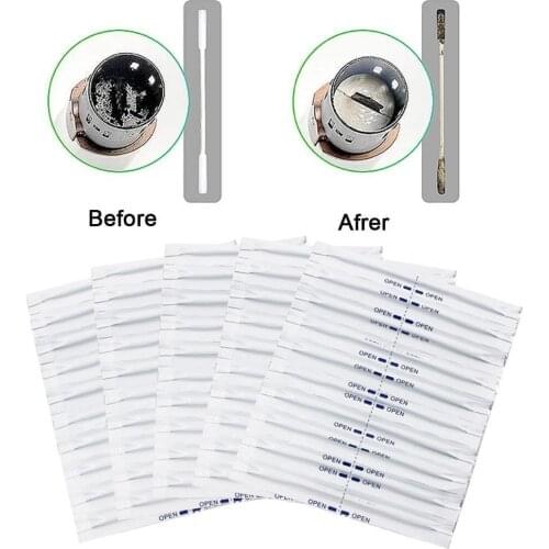 10 pieces heating non-burning electromagnetic sheet cleaning liquid swabs IPA alcohol cleaning swabs Removing Tools Applicators