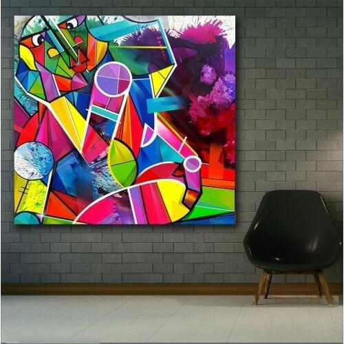 Large size Printing Oil painting Flavors explode wall art canvas prints pictures for living room and bedroom No Frame