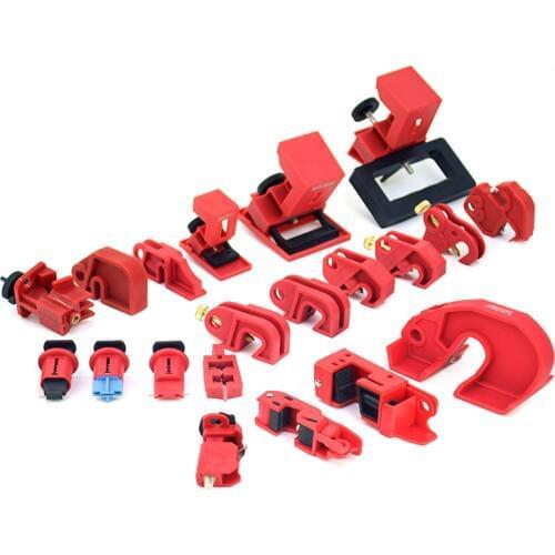 Electrical Circuit Breaker Lockout Tagout Mccb Mcb Locks Dogs for All Kinds of Sized