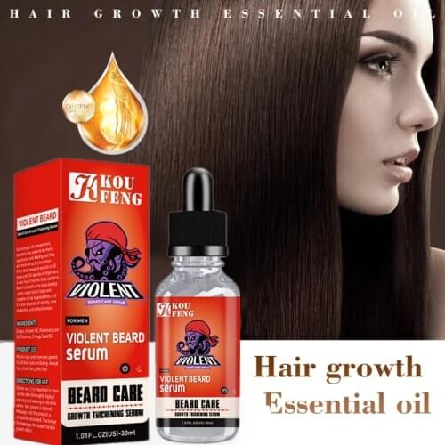 Ginger Hair Growth Essence 7 Days Germinal Hair Growth Serum Essential Oil Hair Loss Treatment Growth Hair for Men Women Beauty