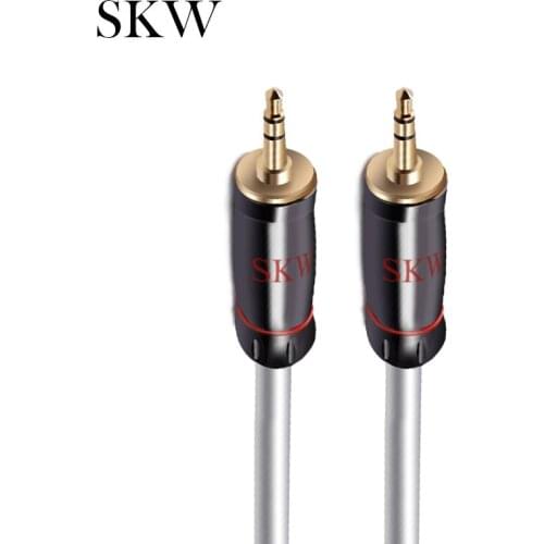 SKW AUX Cable 3.5MM Jack To 3.5MM Jack 0.5M,1M,1.5M,2M,3M,5M,8M,10M,15M,20M For Huawei Smartphone Tablet Portable CD&MP3 Player