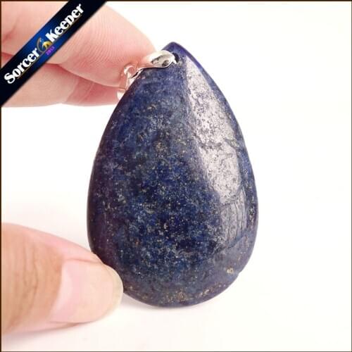 Mens Bijoux Blue Lapis Lazuli Beads Necklaces & Pendants Natural Stones Beads for Jewelry Making Accessories Womens Gift TS091
