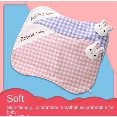 New Buckwheat Hull Pillow for Children, Neck Pillow, Anti-deviation Head, Cartoon Pillow, Shaped Pillow, Cotton and Linen Pillow