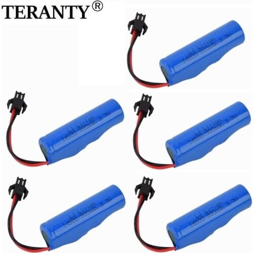 Original 3.7v 800mah lipo battery For JJRC C2 D828 RC Car Parts 14500 SM-2P For RC Stunt Dump Car Battery Toys Accessories