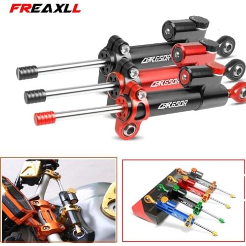 For HONDA CBR 650R CBR650R 2019 2020 Moto CNC Motorcycle Steering Damper Stabilizer Linear Reversed Safety Control Over