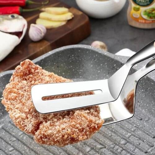 Steel Frying Shovel Kitchen Turner Spatula Tongs Cookers Kitchen Household Utensils Parts Stove Cookware Set Gas