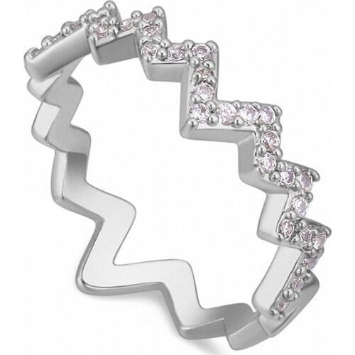 TRACYSWING Real Austrian Crystals Brand AAA Zirconia Micro Inlays Fashion Ring for women New Geometric Th-121488